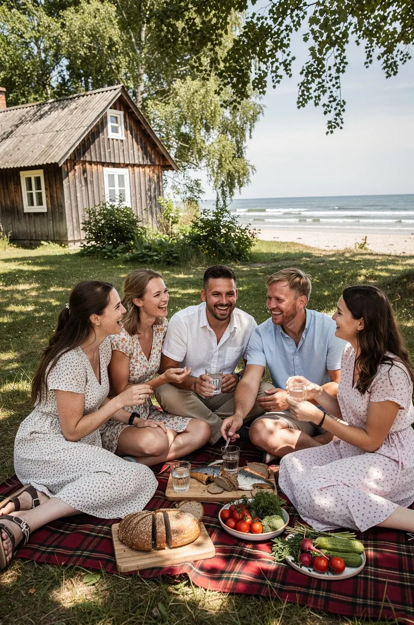 Komfortiškas apgyvendinimas netoli pajūrio takų, siūlantis poilsį po aktyvios dienos gamtoje.